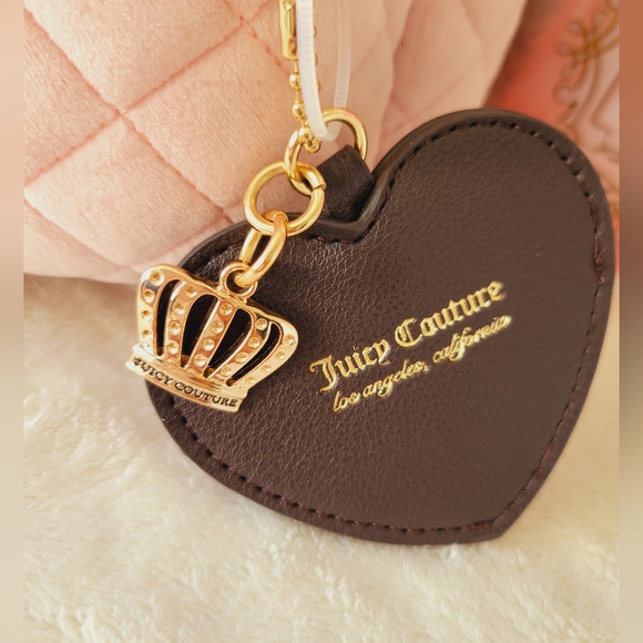 🎀🎀JUICY COUTURE PINK CLAYCHOCOLATE ROYAL MOMENT BACKPACK AND WALLET SET🎀🎀 - Picture 5 of 14